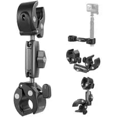 Suporte Garra Dupla Articulável para GoPro e Insta360 X3 X4