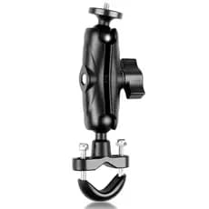 Suporte de Guidão Moto e Bike Alumínio para GoPro Insta360