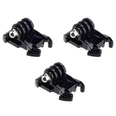 Kit com 3 Adaptadores Montagem Liberação Rápida para Gopro
