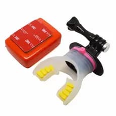 Suporte de Boca Surf Kite Skate para GoPro SJCAM Eken Xtrax HD 4K