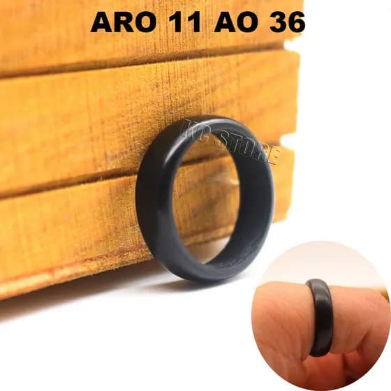Anel de Tucum Legitimo anel fosco preto infantil adulto masculino feminino boa qualidade moderno