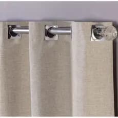 Cortina em Linho 100%  Blackout Corta Luz 4,00 , 3,00, 6,00 x 2,70  e Janela Vedação Linho Linen Look para Sala e Quarto