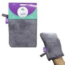 Luva Lustradora para Inox 100% Microfiba 20x14cm Polimento marca Em Casa Tem Cleam