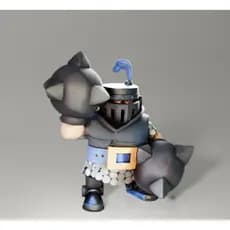 Miniatura Mega Cavaleiro Clash Royale – Boneco Colecionável Decorativo