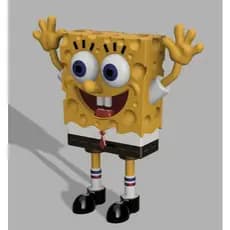 Miniatura Bob Esponja – Bob Esponja Calça Quadrada 🧽💛