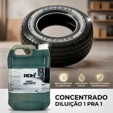 Pretinho Automotivo Concentrado Efeito Molhado Super Brilho 5L