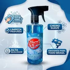 Limpa Estofados À Seco Spray Vega Limpa Sofá, Estofado, Banco de Carro Limpeza Profunda 500ml