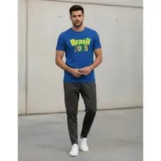Camiseta Brasil Copa 2026 Masculina Dry Fit Básica Unissex