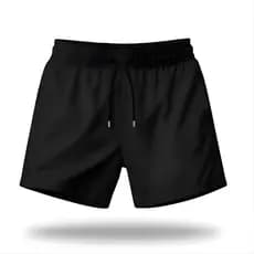 Bermuda Masculina Short Tactel com Elastano Esportivo Preto Dry Fit Leve Academia Corrida Treino Confortável