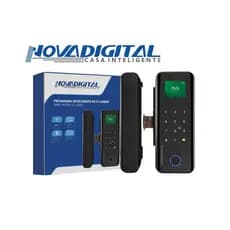 Fechadura Inteligente WI-FI Lumini Para Porta de Vidro