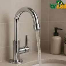 Torneira De Banheiro Torneira Lavatório Torneira Lavabo Torneira De pia Banheiro Torneira De Cuba 1/4 De Volta Cromada