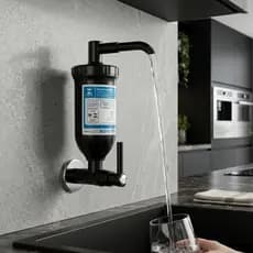 Torneira Bebedouro Filtro Preto Parede Escola Escritorio Cozinha Copa Banheiro Agua Filtrada