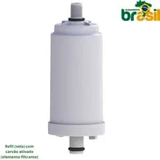 Refil de Filtro Vela Pro Saúde - Carvão Ativado para Cozinha (Rosquear)
