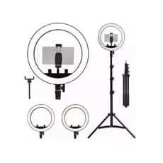 Ring Light Led Com Tripé USB 26cm Misto 3500k 6000k Iluminador