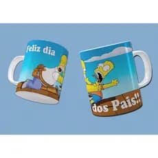 Caneca Dia dos Pais de porcelana