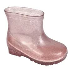 Galochinha Baby Gliter Cristal - Botinha infantil Cristal com Gliter bebê Blogueirinha