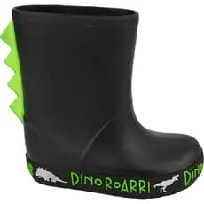 Galocha infantil Bota de chuva divertida Dinossauro Brilha no Escuro