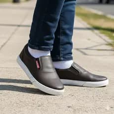 Tênis Slip On Masculino Casual Confortável Calce Fácil Dia a Dia