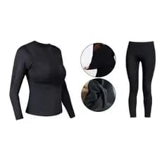 Conjunto Feminino Segunda Pele Térmico Roupa De Frio P/ Neve