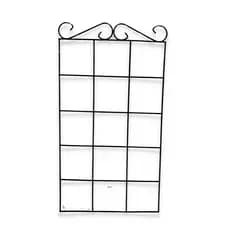 Painel Treliça De Ferro Para Jardim Vertical 54 X 30 Suporte Decorativo de Parede Flor Planta Decoração Casa