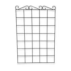 Treliça De Ferro 74 X 50 Para Jardim Vertical Preto