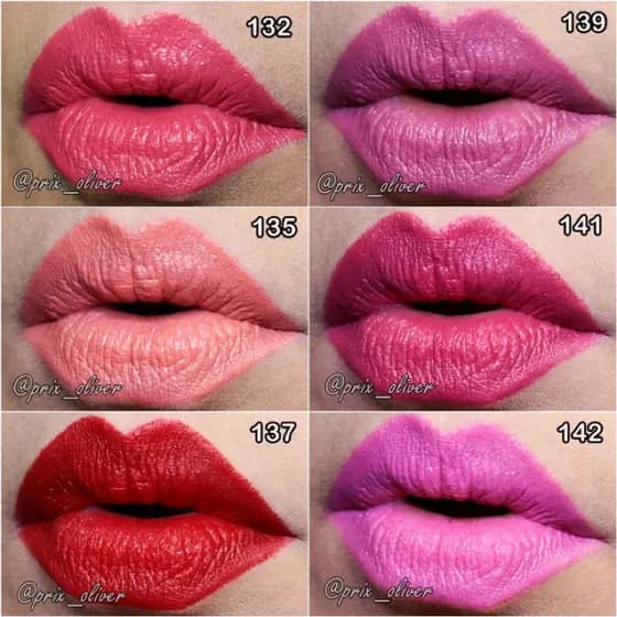 Batom Bala, Batom Bastao, Batom Cintilante, Batom Matte