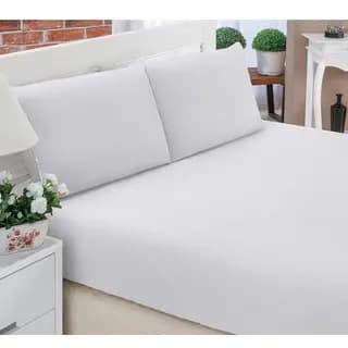 Jogo de Cama Lençol Casal Queen Com Elástico 3 Peças