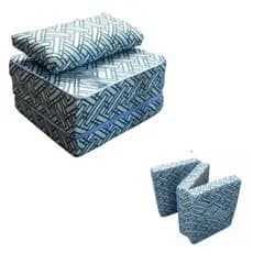 Colchao Ortobom Multiuso 3 em 1 Puff Vira Cama + Travesseiro