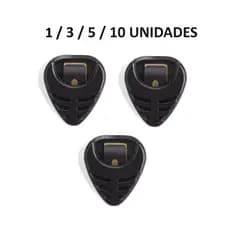 1/3/5/10 unidades Porta Palheta para Violão e Guitarra com dupla face