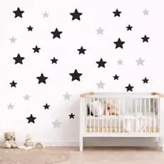 240 Adesivo Estrelas, Estrelinhas, Decoração Quarto Bebê e Infantil