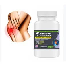 Glucosamina 1200mg e Condroitina 1000mg + Colágeno Tipo 2  - 120 Cápsulas