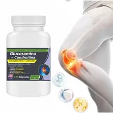 Glucosamina, Condroitina, Colágeno Tipo 2, e Cúrcuma Para Saúde das Articulações