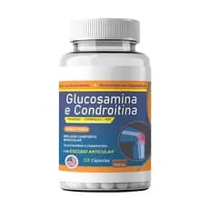 Glucosamina 1200mg e Condroitina 1000mg - 120 Cápsulas