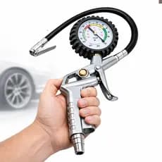 Calibrador De Pneus Profissional Com Manômetro 220 Psi 16bar