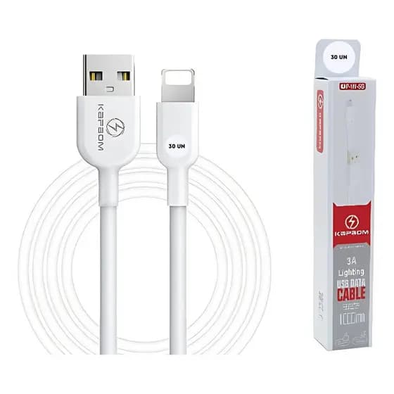Kit 30 Cabo Turbo Para iPhone 8 Plus Xr 11 12 13 14 Pro Max