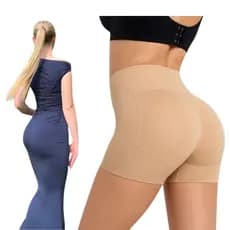 Short Modelador Levanta Bumbum Cintura Alta - Compressão Abdominal Efeito Lipo