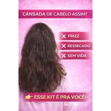 Desmaia Cabelo Any Liss Kit Completo – Resultado de Salão em Casa para Todos os Tipos de Cabelo