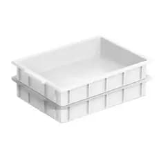 Kit 2 Caixa Bandeja Plastica Panificadora Açougue