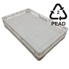 Bandeja PEAD 10 Litros Vazada com Fundo Fechado ETA  64FF açougue panificadora massas esfirras