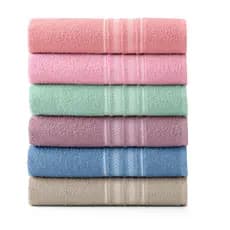 Kit 3 Peças Toalha De Banho 100% Algodão Teka Escala