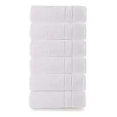 Kit Com 6 Toalhas Banho Hotelaria Mônaco Profissional Teka Branco