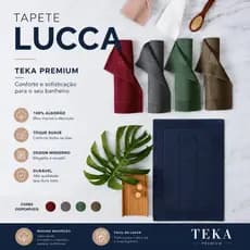 Tapete Toalha Para Pés Banheiro Antiderrapante Algodão Lucca - Teka