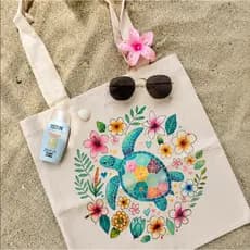 Bolsa de Praia Feminina Ecobag Sacola Estampada Resistente Promoção