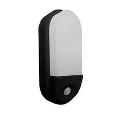 Arandela Tartaruga LED 15W Luminária de Parede Externa c/ Sensor de Presença Branco Frio 6000K IP65