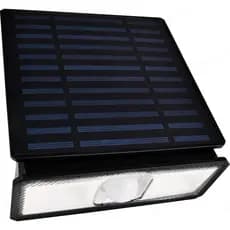 Luminária Refletor Solar Parede Arandela Externa com Sensor de Presença LED 5W 6500K IP65 Luz Forte