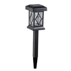 Luminária Solar Colonial Mini Espeto LED para Decoração de Jardim Grama IP65 Áreas Externas