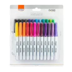 Kit 4, 5, 12 e 24 Canetas Marcador Artístico Permanente - Lindas Cores