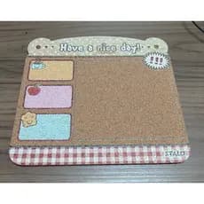Mini Quadro Quadrinho Cortiça Decorado + Alfinetes