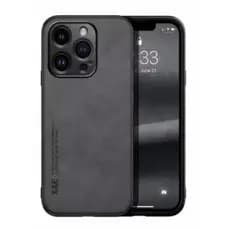Capa Luxo Courino Alcantara Anti Impacto Para iPhone 16 Pro / 16 Pro Max