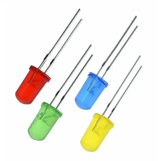 1000 Peças Led 3mm Difuso  ESCOLHA A COR Vermelho / Verde / Azul / Amarelo